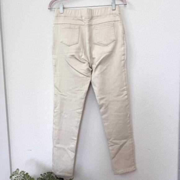 ARIA Collection Pull-On Pants Cream Textured Knit Elastic Waist Korea XS-S - Picture 3 of 5